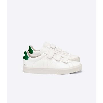 παπουτσια ανδρικα Veja RECIFE CHROMEFREE White/Green | GR 199CTV